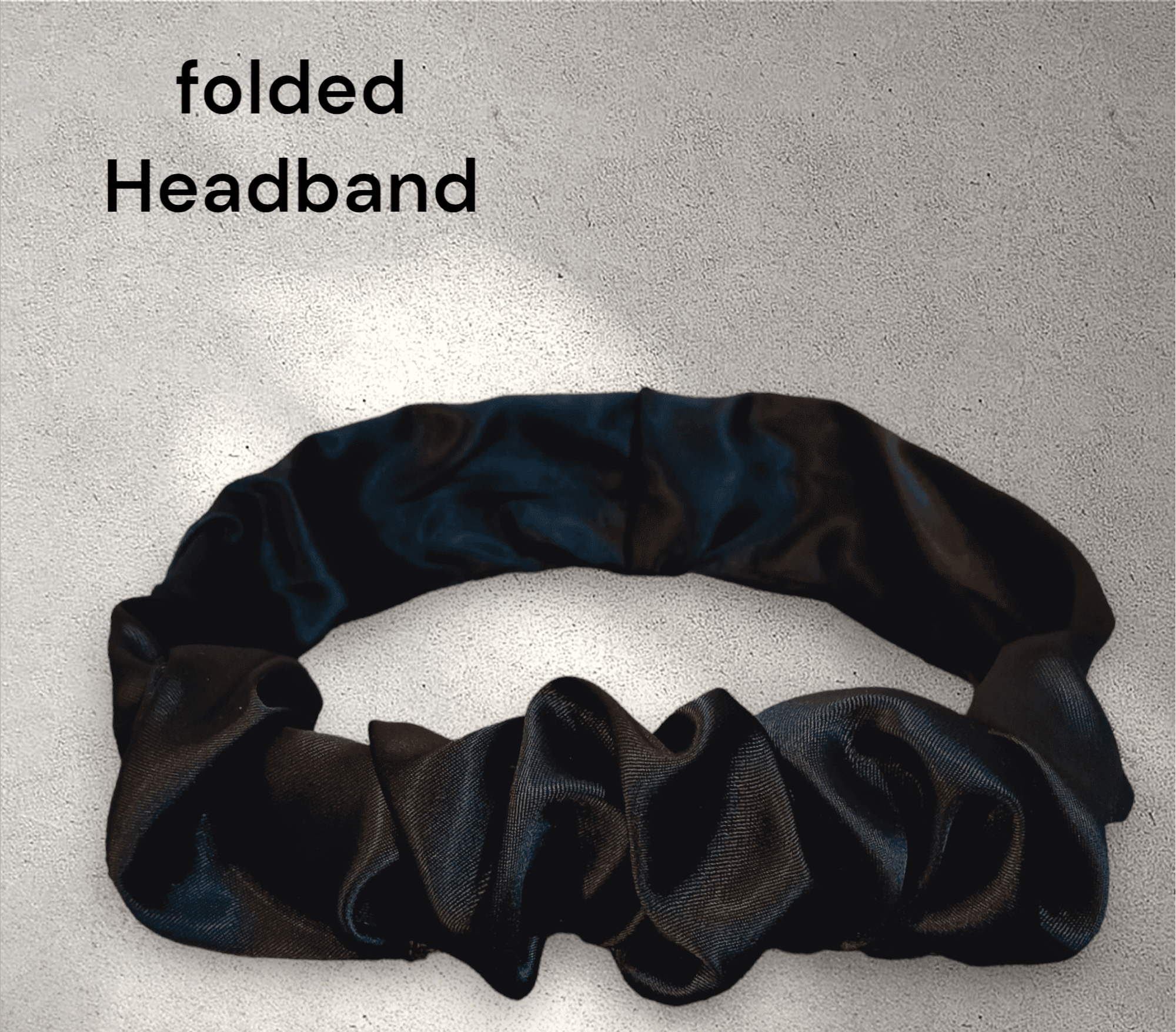 Folded headband